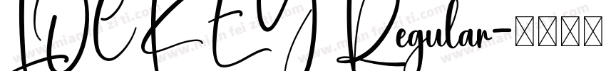 LOCKEY Regular字体转换